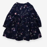 Unicorn space long sleeve dress