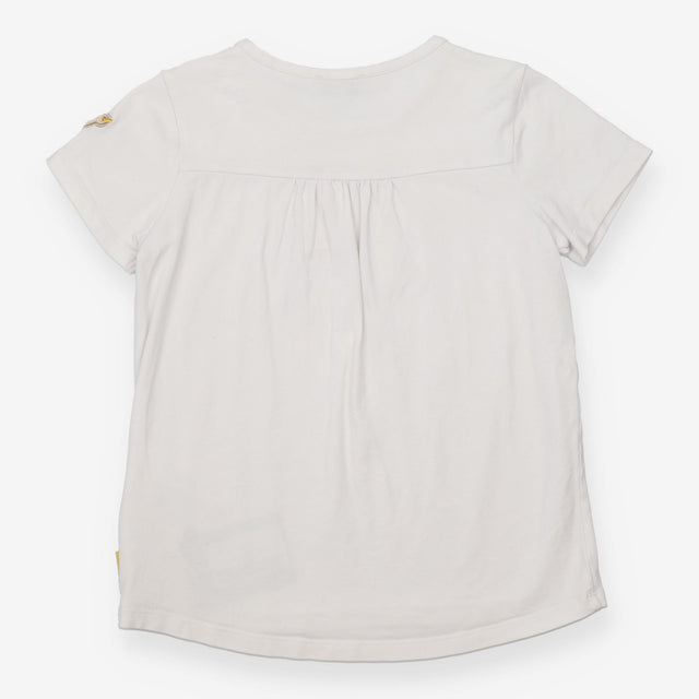 Tee white SS elephant Be Happy