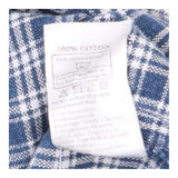 Mini Skirt Cotton Check Blue White
