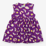 Purple Seagull Jersey Dress