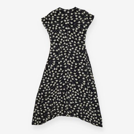 Jigsaw Black V‑Neck Midi Summer Dress