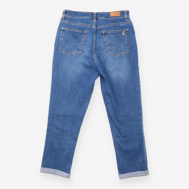 Monroe Cropped Jeans Mid Blue Denim