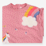 Pink Floral Unicorn Sweater Dress