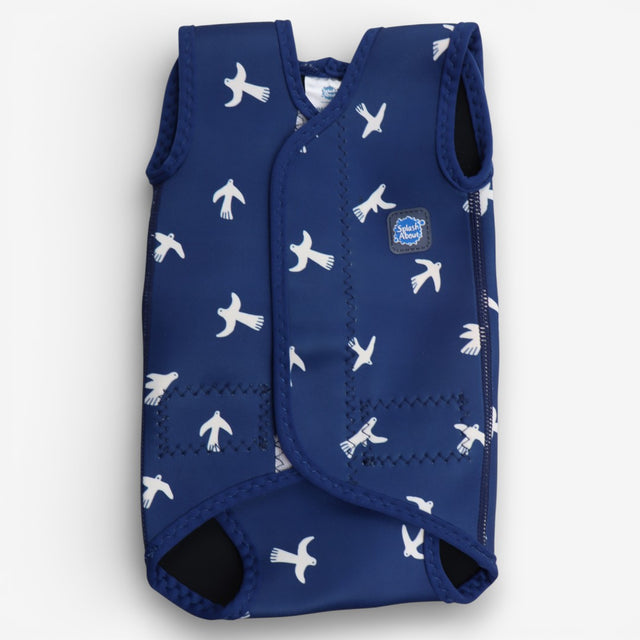 Wrapover Wetsuit Navy Doves