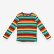 Long sleeve t-shirt rainbow striped
