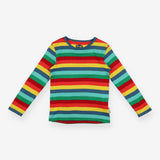 Long sleeve t-shirt rainbow striped