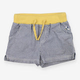 Ticking Stripe Short with honey Bee