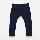 Leggings Navy Ribbed