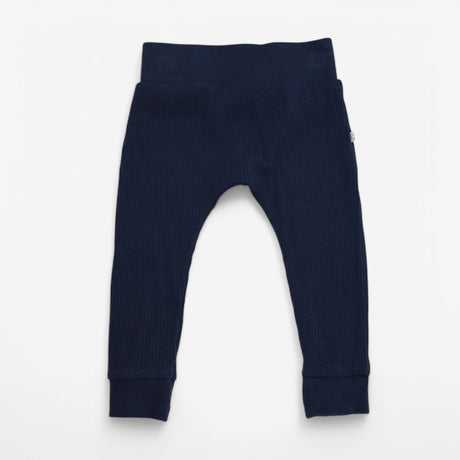Leggings Navy Ribbed