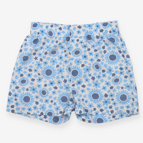 Shorts blue sunflower