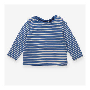 Tee Shirt Long Sleeve Blue and White Strip