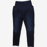 Dark Wash Straight Leg Over Bump Maternity Jeans