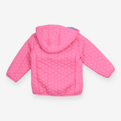 Light Weight Quilted Jacket Pink with Stitching 