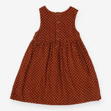 Pinafore Cord Brown Guinea Pigs Applique