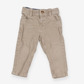 Trousers cord sand