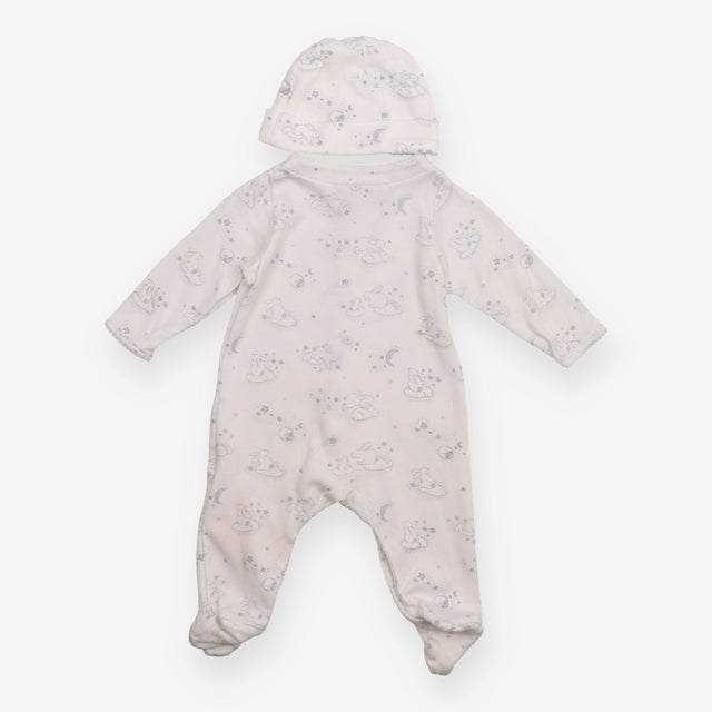 Sleeping Bunnies Sleepsuit and Hat