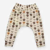Leggings cream skeleton head