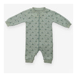 Fixoni Zipped Sleepsuit Footless Green with Ducks