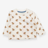 Baby highland cow print t-shirt