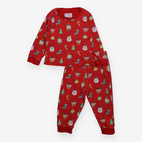 Red festive pyjamas