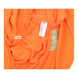 Bright Coral Orange 100% EcoVero Viscose Lined But