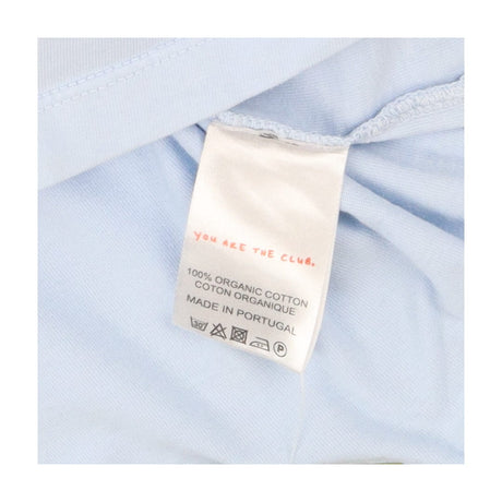 Light Blue Slub Organic Cotton T‑Shirt