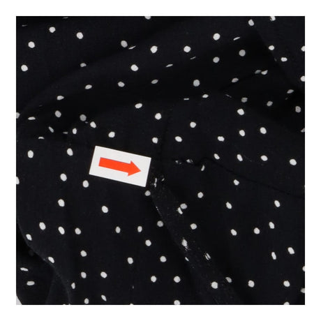 Black Polka Dot Midi Dress | Frill Sleeve Dress