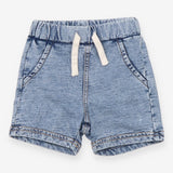 Shorts Chambray with White Drawstring