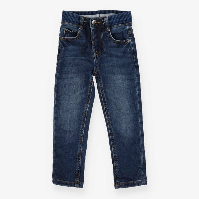 Pull on Jeans with blue drawstring