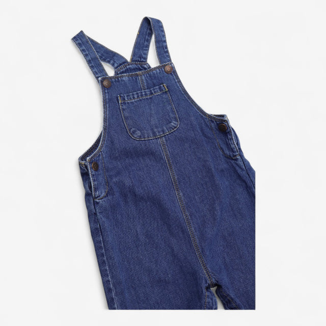 Dungarees Baby Denim with Brass Poppers