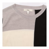 Crew Neck Jumper Colour Block