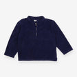 Tee LS blue collar towelling