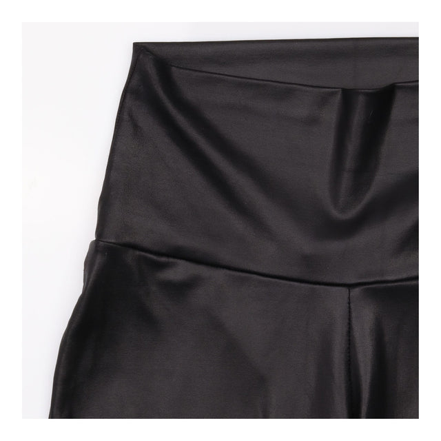 Black Faux Leather High Waisted Leggings