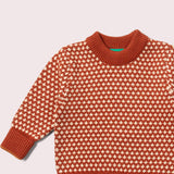Ginger Diamonds Cosy Knitted Jumper