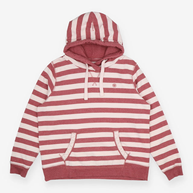 Hoodie Striped Pullover Pink