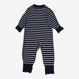 Navy striped sleepsuit 