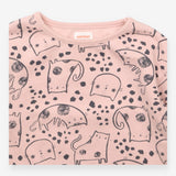 Sweater jersey pink cat