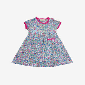 Pink Ditsy Jersey Dress