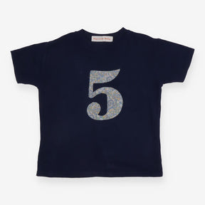 Navy T-shirt 5 Applique Magnificent Stanley
