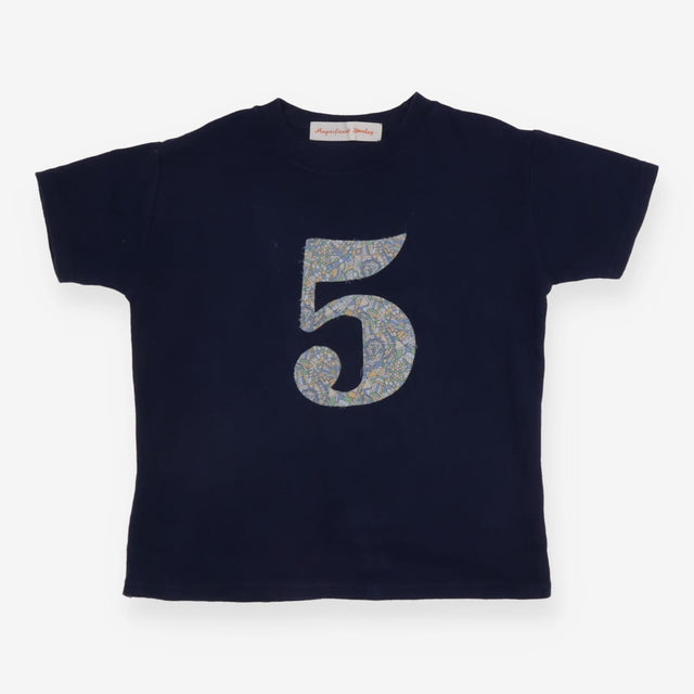 Navy T-shirt 5 Applique Magnificent Stanley