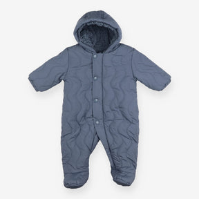 Blue Fleece Lined Pramsuit