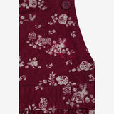 Cord Pinafore Plum Autumnal