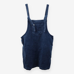 Blue Corduroy Mini Pini Dungaree Dress