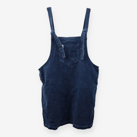 Blue Corduroy Mini Pini Dungaree Dress