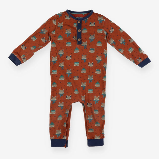 Sleepsuit brown chilly fox and friends