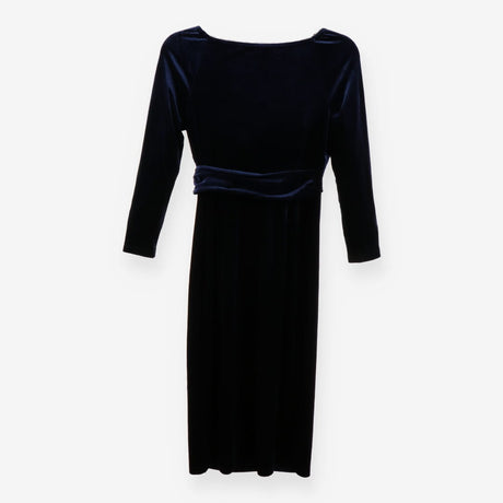 Luxe Velvet Wrap Maternity Dress Occasion Party