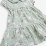 Green Field Mouse Jersey Dress