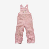 Pink Gingham Bunny Dungarees