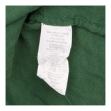 Dress Midi Patch Pockets Long Sleeve Olive Green