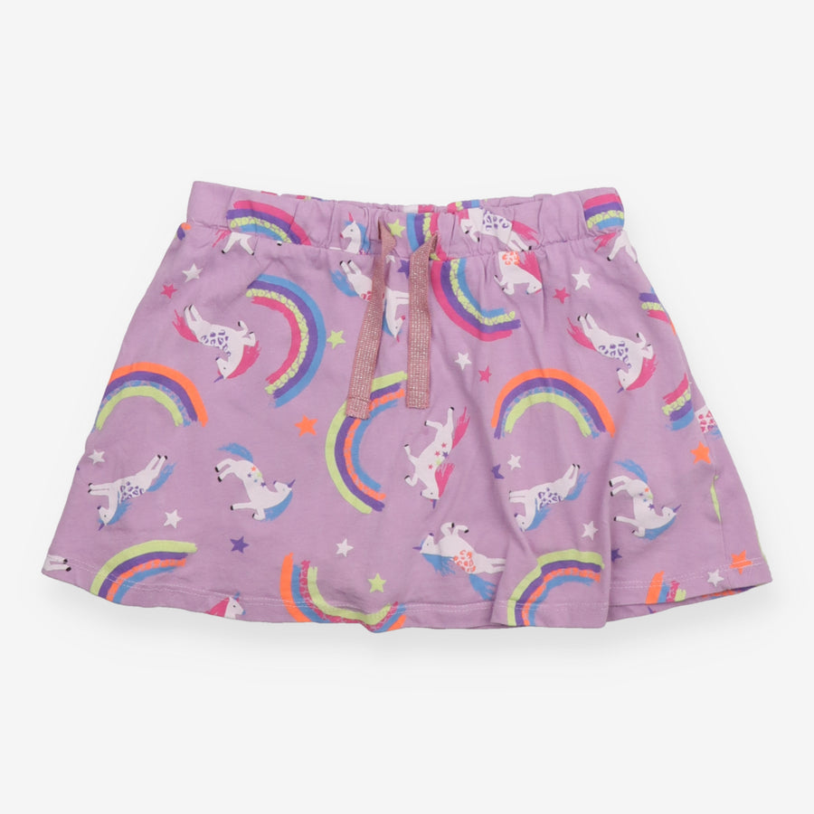 Skort Jersey Lilac with unicorn stars
